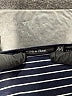 Doe & Rae Stripes Black Short Sleeve Top Size L - photo 7