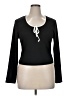 Shein Curve Black Long Sleeve Top Size 14 Plus (1) - photo 1