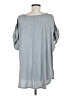 Jonathan Martin Silver Short Sleeve Top Size M - photo 2