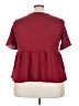 Unbranded Burgundy Red Short Sleeve Top Size 2X - photo 2