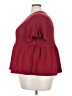 Unbranded Burgundy Red Short Sleeve Top Size 2X - photo 5