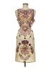 Appropriate Behavior 100% Polyester Paisley Tan Casual Dress Size M - photo 2