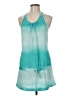 Nike 100% Polyester Tie-dye Teal Casual Dress Size M - photo 1