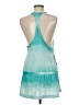 Nike 100% Polyester Tie-dye Teal Casual Dress Size M - photo 2