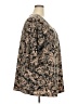Woman Within Floral Black Brown 3/4 Sleeve Blouse Size 22 (1X) - photo 4