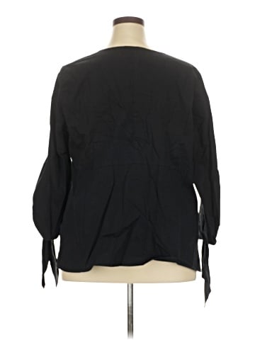 Universal Standard for J.Crew 3/4 Sleeve Top (view 2)