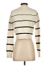 Z Supply Stripes Ivory Turtleneck Sweater Size XS - photo 2