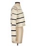 Z Supply Stripes Ivory Turtleneck Sweater Size XS - photo 4