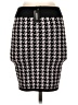 Express Houndstooth Black Casual Skirt Size XS - photo 2