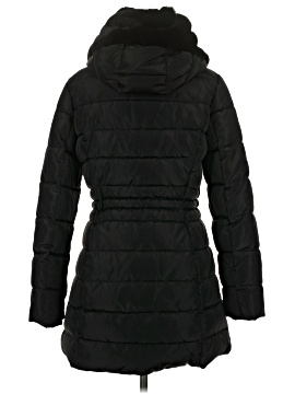 Laundry by Shelli Segal Chaqueta acolchada elástica para mujer, ribete de piel