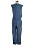 J.Crew Solid Blue Jumpsuit Size 4 - photo 2