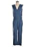 J.Crew Solid Blue Jumpsuit Size 4 - photo 1