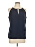 Unbranded 100% Polyester Blue Sleeveless Blouse Size L - photo 1