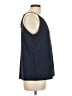 Unbranded 100% Polyester Blue Sleeveless Blouse Size L - photo 4
