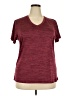 Unbranded 100% Polyester Burgundy Active T-Shirt Size 2X - photo 1