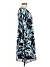 Ninety 100% Polyester Print Blue Casual Dress Size M (estimated) - photo 4