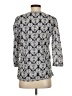 Talbots 100% Cotton Blue 3/4 Sleeve Blouse Size XS - photo 2