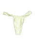 Unbranded Solid Yellow Ivory Swimsuit Bottoms Size S - photo 1