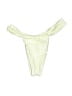 Unbranded Solid Yellow Ivory Swimsuit Bottoms Size S - photo 2