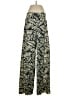 Unbranded 100% Polyester Tropical Gold Blue Casual Pants Size 4 (estimated) - photo 1