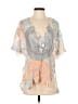 Roolee 100% Acrylic Gray Blue Swimsuit Cover Up Size XS - photo 1