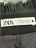 Zara Solid Black Casual Skirt Size S - photo 3