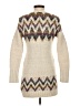 Shrinking Violet Chevron-herringbone Ivory Casual Dress Size S - photo 2