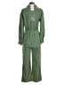 Fashion Solid Green Jumpsuit Size S - photo 2