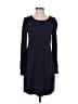 Ann Taylor Solid Blue Casual Dress Size S - photo 1