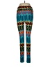 Lularoe Print Teal Leggings One size - photo 1