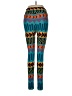 Lularoe Print Teal Leggings One size - photo 2