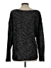 New Directions Metallic Black Pullover Sweater Size L - photo 2