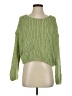 Amuse Society Green Pullover Sweater Size S - photo 1