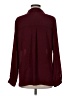 Active USA 100% Polyester Burgundy Long Sleeve Blouse Size M - photo 2