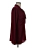 Active USA 100% Polyester Burgundy Long Sleeve Blouse Size M - photo 4