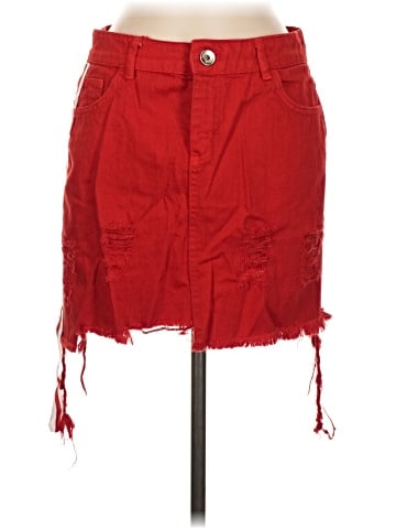 Kikiriki Denim Skirt (view 1)