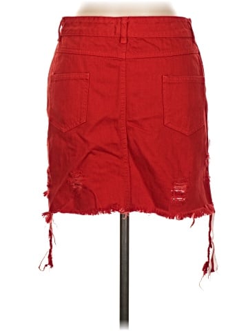 Kikiriki Denim Skirt (view 2)