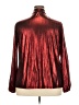 YOINS Metallic Burgundy Long Sleeve Blouse Size XXL - photo 2