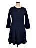 MICHAEL Michael Kors Animal Print Blue Casual Dress Size XL - photo 1