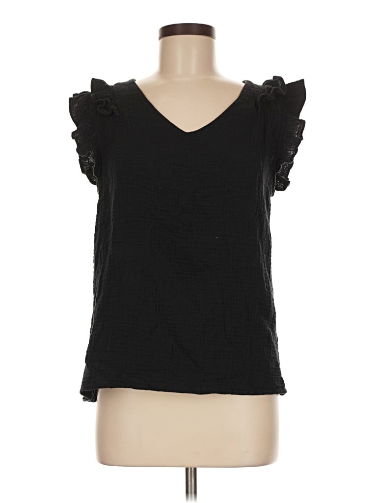 Pre-owned Bibi Sleeveless T-shirt In Black