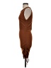 BTFBM Solid Brown Casual Dress Size S - photo 5