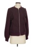 Liz Claiborne 100% Polyester Argyle Burgundy Jacket Size S - photo 1