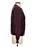 Liz Claiborne 100% Polyester Argyle Burgundy Jacket Size S - photo 4
