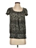 B.wear Gray Short Sleeve Blouse Size S - photo 1
