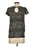 B.wear Gray Short Sleeve Blouse Size S - photo 2