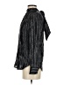 J.Crew Metallic Black Long Sleeve Silk Top Size XXS - photo 5