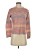 Mi ami 100% Acrylic Stripes Orange Pullover Sweater Size S - photo 1