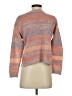 Mi ami 100% Acrylic Stripes Orange Pullover Sweater Size S - photo 2