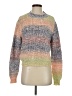 Mi ami Color Block Silver Pullover Sweater Size S - photo 1
