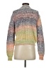 Mi ami Color Block Silver Pullover Sweater Size S - photo 2